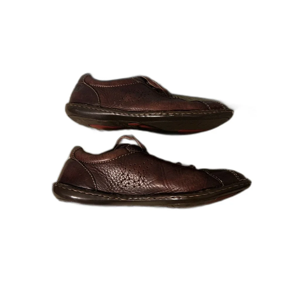 Born Women's Brown Leather Lace-Up Bowling-Style Shoes